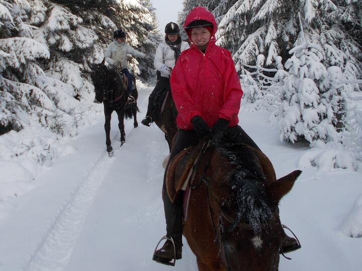 Col de la Molède à cheval