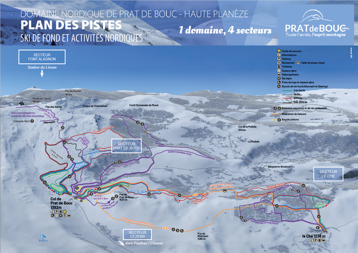 Col de Prat de Bouc, Le Ché & Cézens Col de Prat de Bouc, Le Ché & Cézens